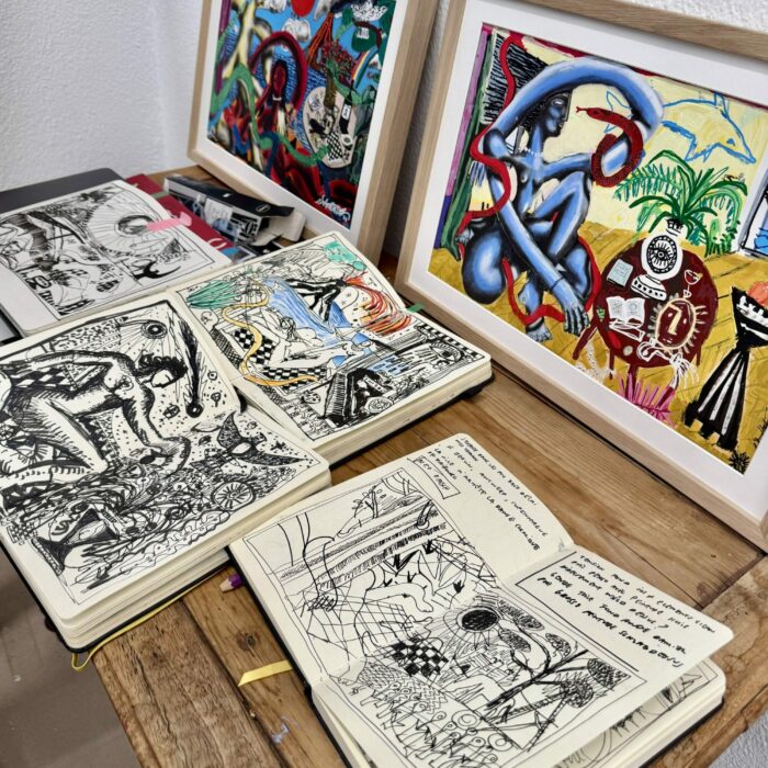 anton-hasler-sketching-swisscontemporary-artist-atelier-artem