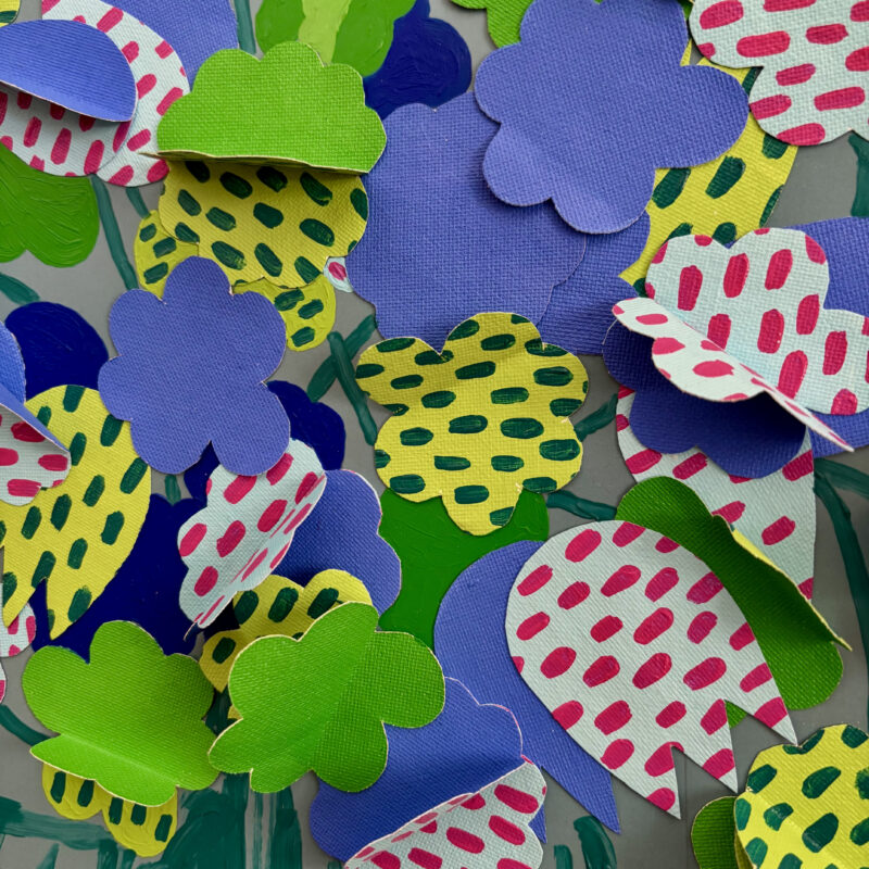 Flowers-Table21-(Green blue)-justyna-porowska-painting-detail-3-ceramic-artwork