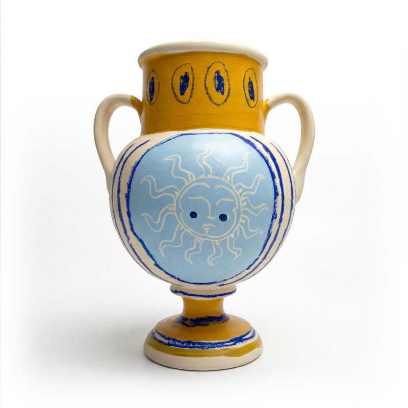 gardien-lumiere-grande-anton-hasler-sculpture-yellow-blu-ceramic-artwork-artem